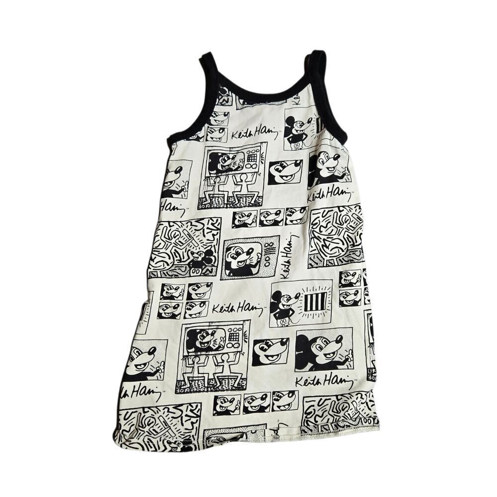 H&M Disney X Keith Haring‎ Girl's Printed Jersey Dress Size: 6/7